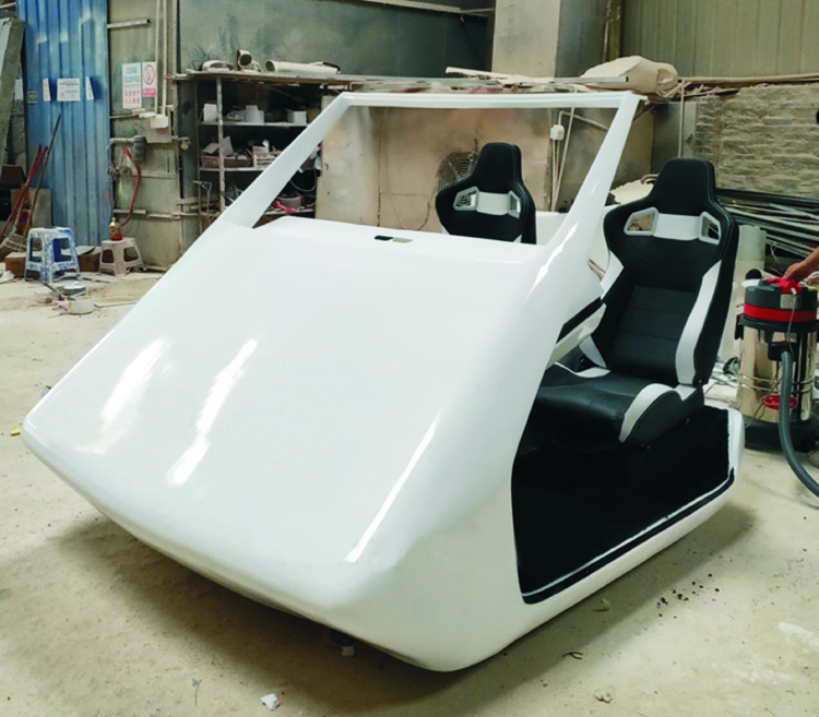 模擬駕駛艙玻璃鋼外殼